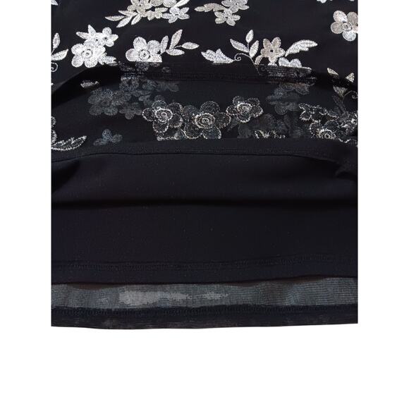 INC Artsy Top Blouse Plus Size 0X/XL Embroidered‎ Floral Romantic Event Career - Picture 4 of 9